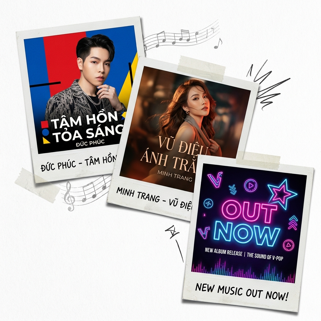 Vietnamese Pop Music Album Covers - V-Pop Artists